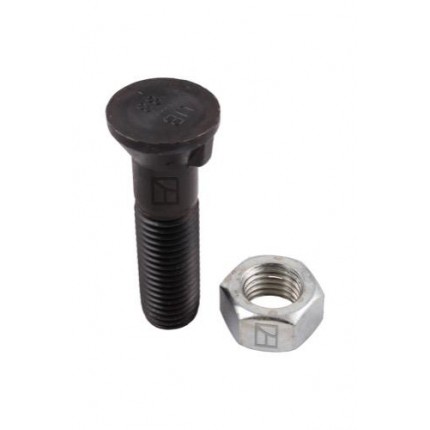 Болт для плуга DIN 604 M20x 2,5 x 80 с шестигранной гайкой