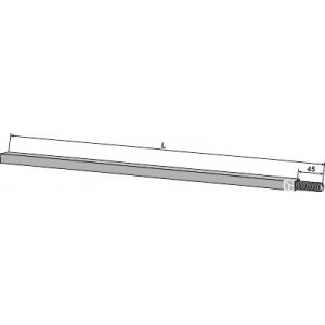 четырехгранный вал 26x26 - 1100 - M24x2