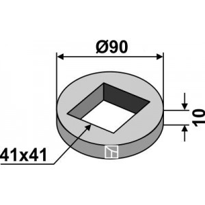 Кольцо для вала