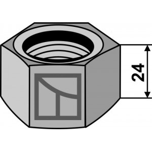 Гайка М 30х3,5 для четырехгранных валов 30х30