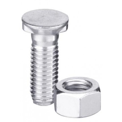 Болт для плуга DIN 11014 M16 x 2 x 50 с шестигранной гайкой