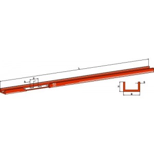 U- образная профильная направляющая для чистиков