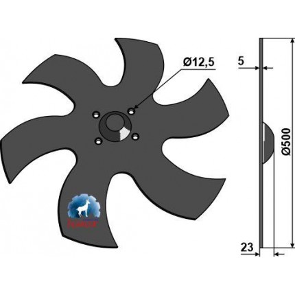 Нивелировочный диск - левый