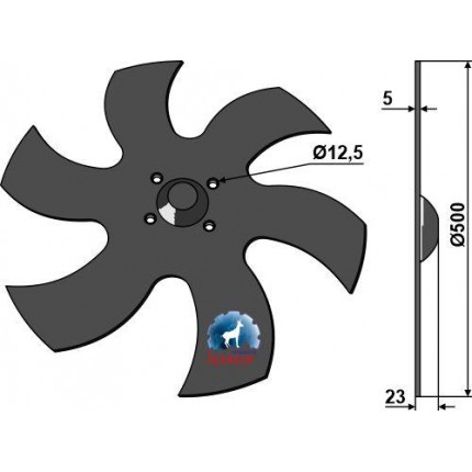 Нивелировочный диск - правый