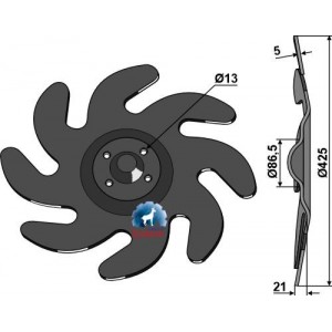 Нивелировочный диск - левый