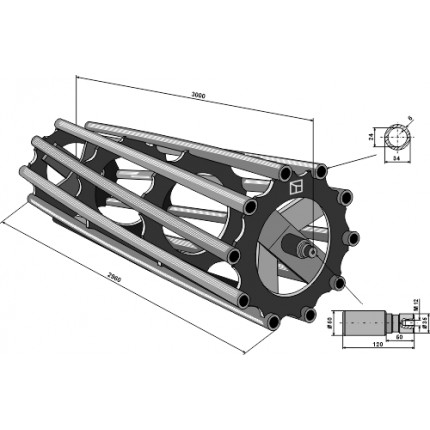 Каток трубчатый