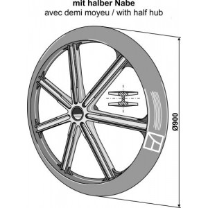 Диск полевого катка - Ø900мм