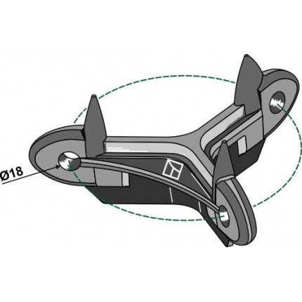 Звездочка луговой бороны