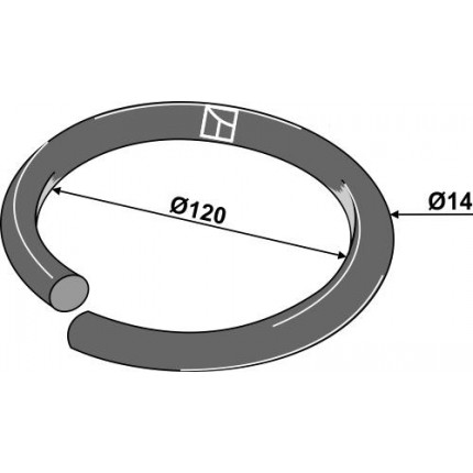 Cетовое кольцо Ø145