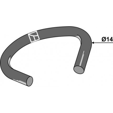 Крюк длинный