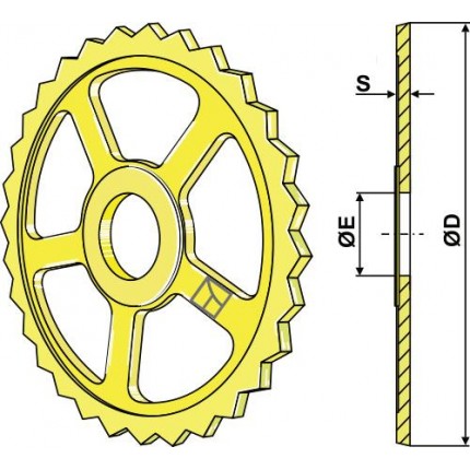 Зубчатое колесо - Ø480мм