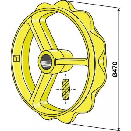 Кембриджское колесо - Ø470мм