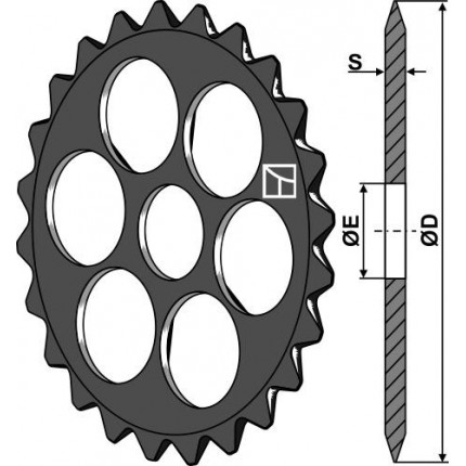 Зубчатое колесо - Ø625мм
