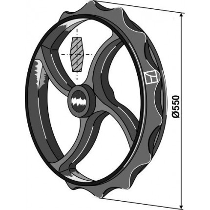Кембриджское колесо - Ø550мм