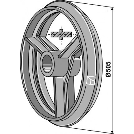 Кембриджское колесо - Ø505мм