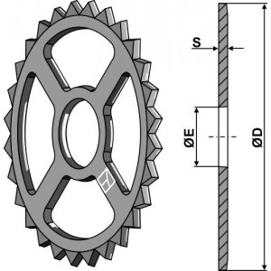 Колесо зубчатое