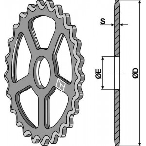 Зубчатое колесо - Ø520мм