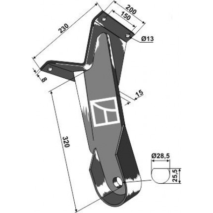 Стойка СМС передняя в комплекте