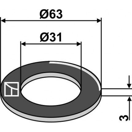 Т-образная шайба