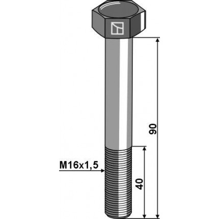 Шестигранный болт без гайки