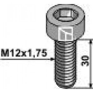Болт с внутр. шестигранником - M12x1,75 - 10.9