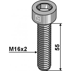 Болт с внутр. шестигранником - M16x2 - 12.9