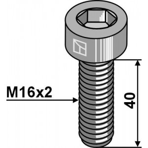 Болт с внутр. шестигранником - M16x2 - 10.9
