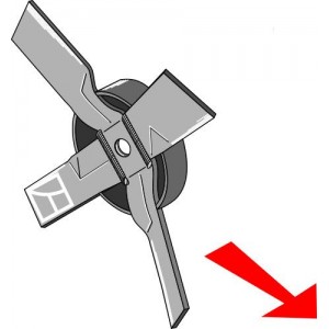 Крестовидный нож - правый