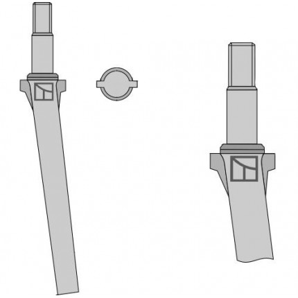 Зуб ротационной бороны