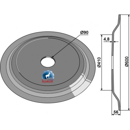 DD-диск 600х4,8