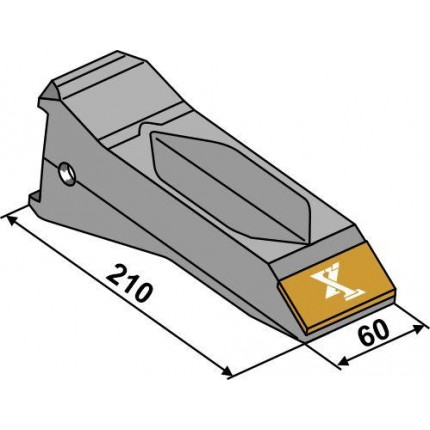 Наконечник лапы - Widia