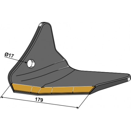 Крыло лапы Карбид левое