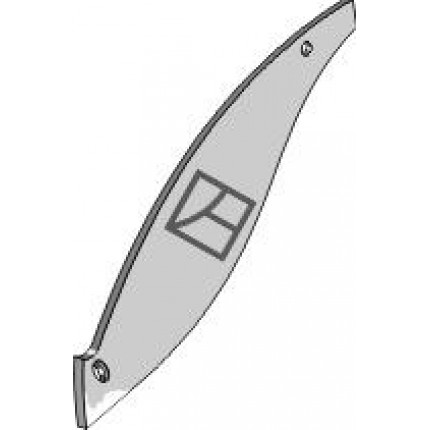 Полоса отвала - левая