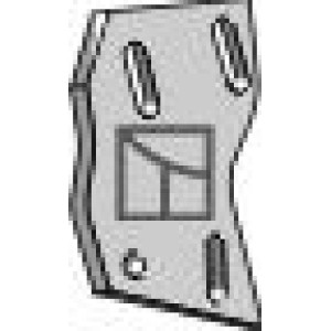 Крепление прокладки левое