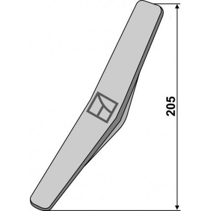 Наконечник лапы для приваривания