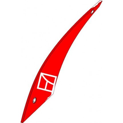 Полоса отвала - левая