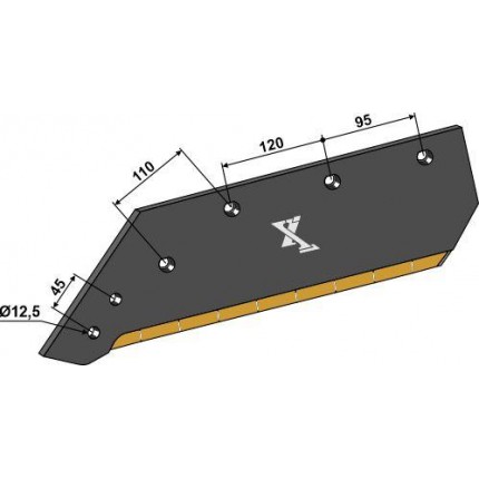Лемех - 14“ - левый
