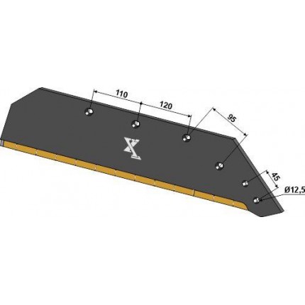 Лемех - 20“ - правый