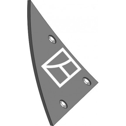 Грудь отвала B2KD L 10мм - левая