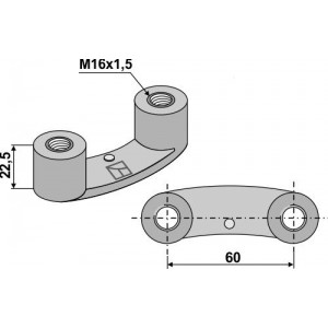 Гайка с хомутом - M16x1,5