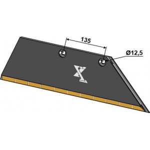 Лемех 14x145 SB45D R - правый