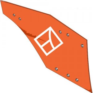 Отвал цельный - правый