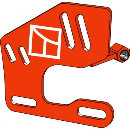 Держатель дефлектора - левый