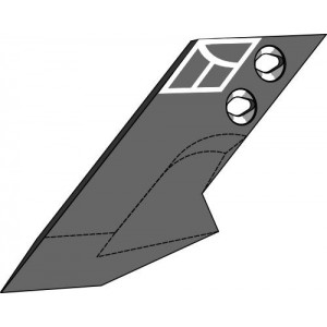 Лемех, передняя часть 15мм - левый