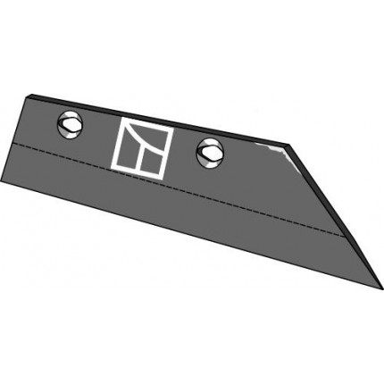 Лемех, задняя часть 8мм - правый