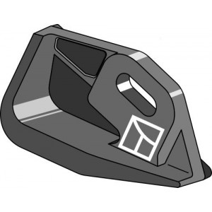 Пятка корпуса плуга правая