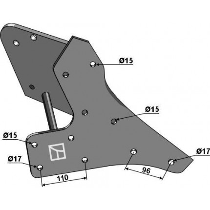 Плужный башмак правый