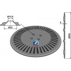 Высевающий диск 500х5