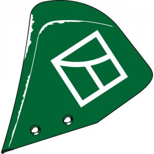 Отвал предплужника левый