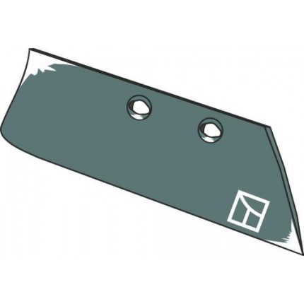 Лемех предплужника правый